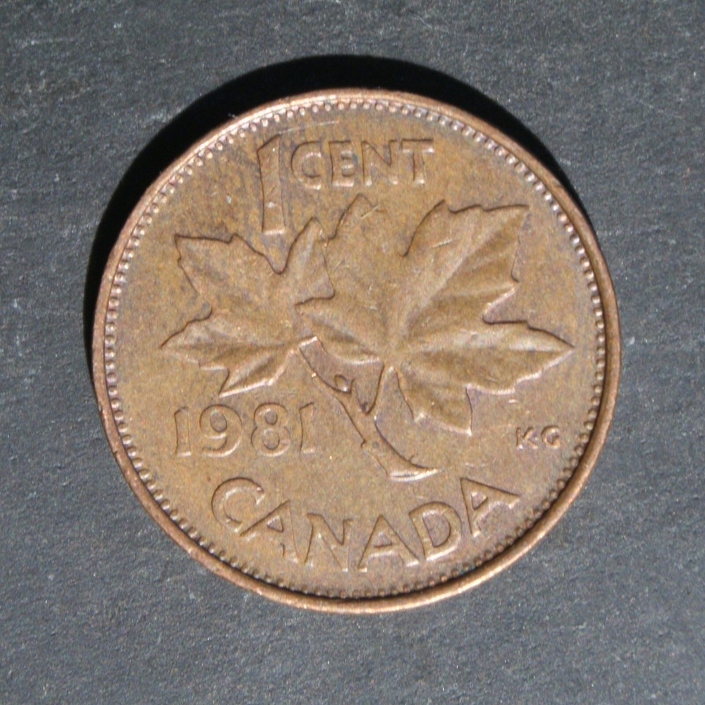 1981 1 Cent Coin Canada Elizabeth II - C03132