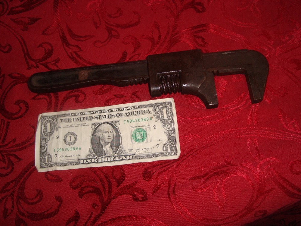 Vintage 1970's 11 inch Adjustable Monkey Wrench