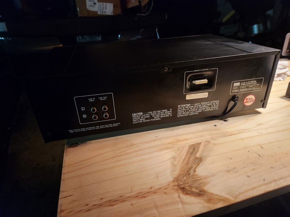 🔥 Rare Sansui D-550M Cassette Deck. Tested Working 💪 🔥