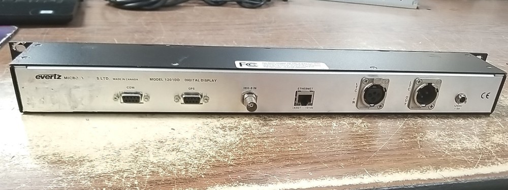 Evertz 1201DD Network Digital Display Clock