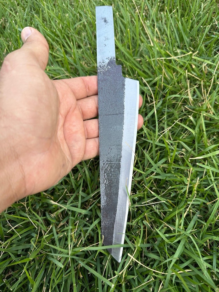 Handmade Chef Kitchen Bunka Knife Chopping Blank Blade make Your Own Handle