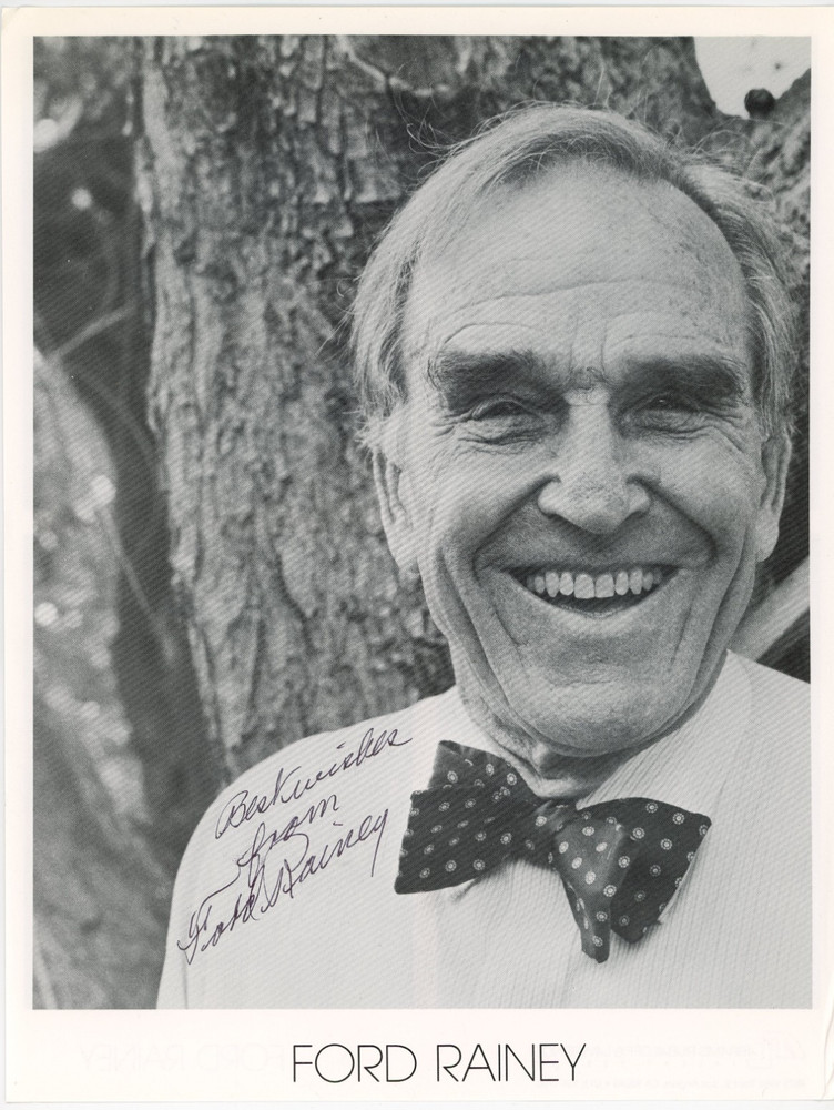 Ford Rainey - Signed B&W Photograph