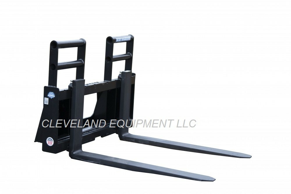 48" BLUE DIAMOND PALLET FORKS FRAME ATTACHMENT Skid Steer Loader 10,000# Class 3