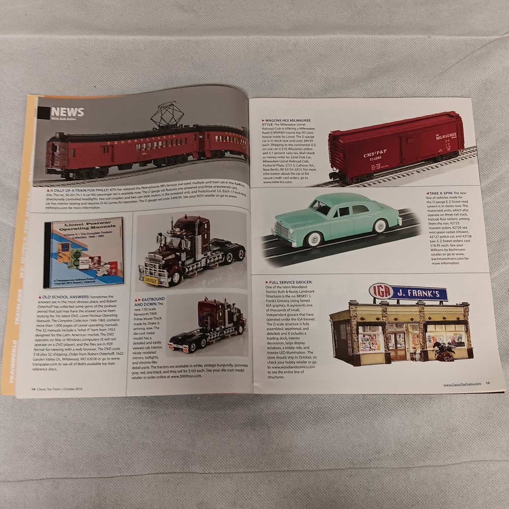 Classic Toy Trains Magazine October 2014