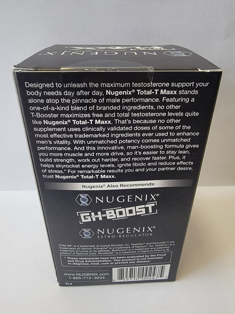 Nugenix Total T Maxx 120 Capsules