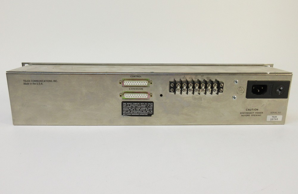Telex RTS EKPD96-8 Telex Matrix Intercom Control Panel System with Power Cord