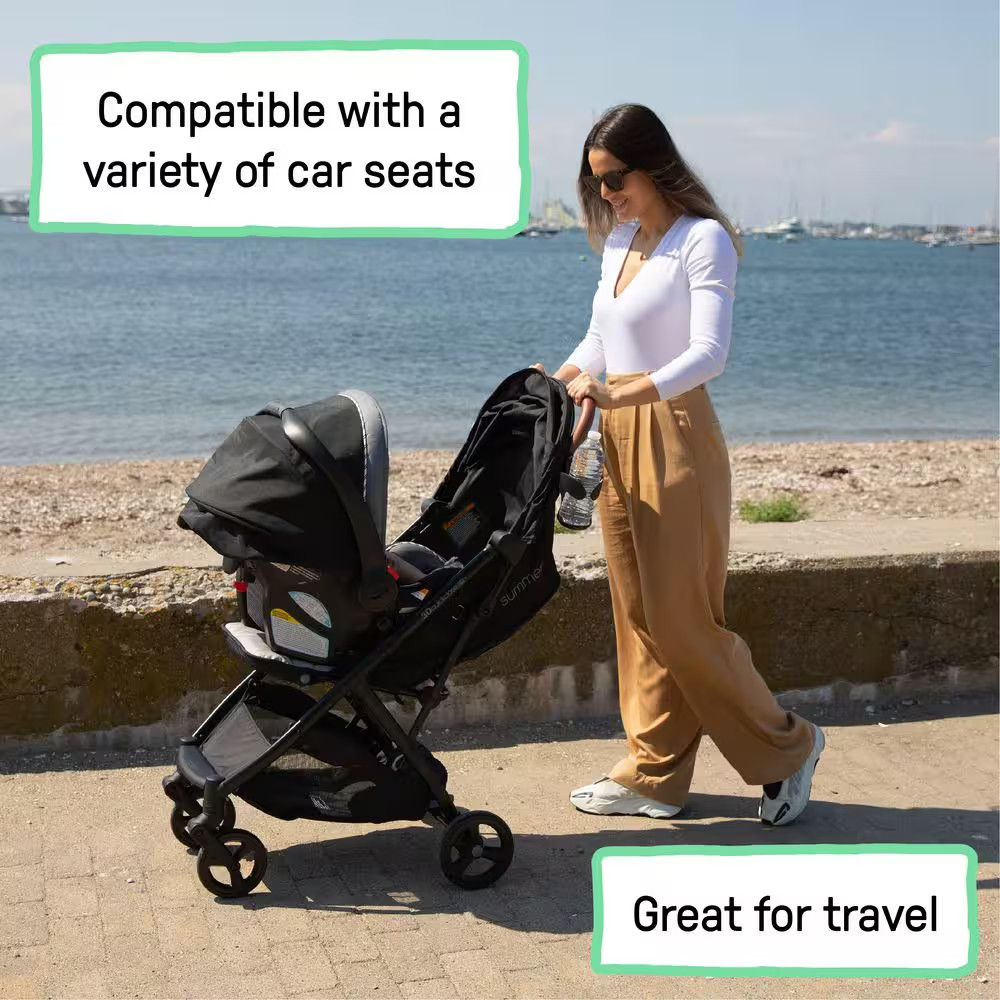 3Dquickclose CS+ Compact Fold Infant Baby Stroller, Black