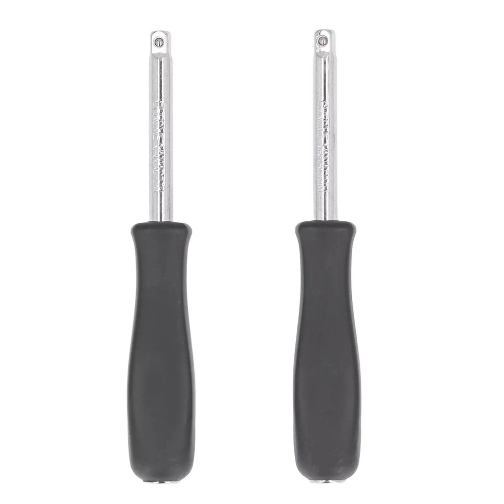 2 Pack 1/4" Socket Spinner Driver Non Slip Comfort Handle for Mechanics Workshop
