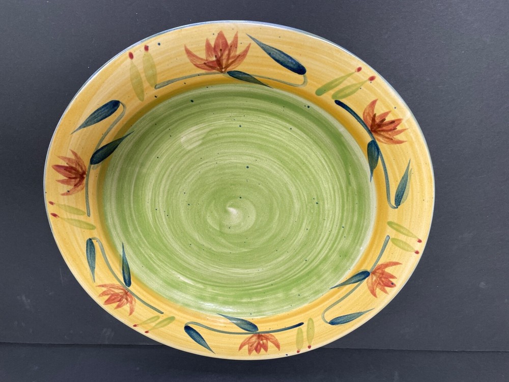 Pier 1 China Elizabeth Pattern 12" Serving Bowl