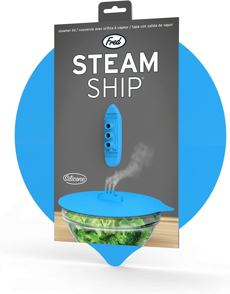 Genuine Fred STEAM SHIP Silicone Steaming Lid