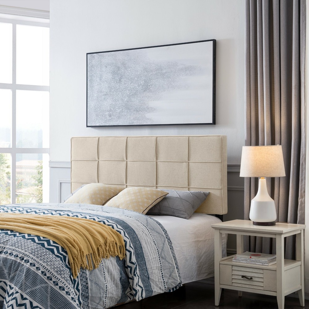 Messyah Contemporary Upholstered Queen/Full Headboard