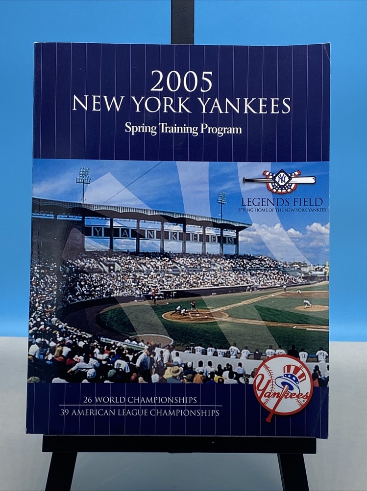 New York Yankees 2005 Spring Training Program MLB Baseball