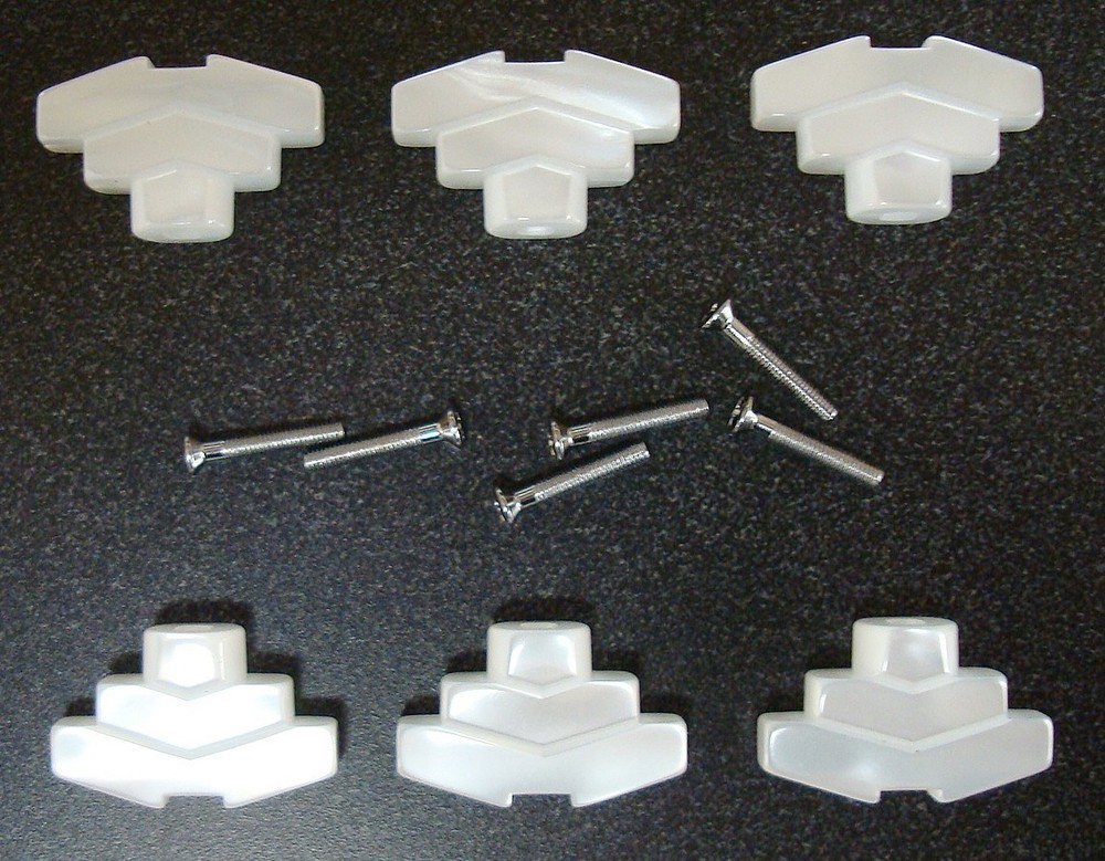 Grover 1090P Imperial 3-Step Pearloid Button Set