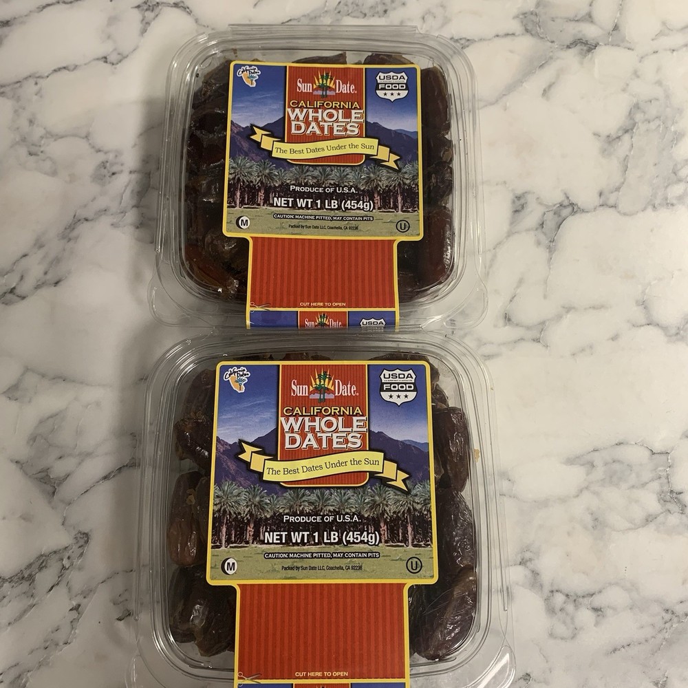 Sun Date California Whole Dates 2 Lbs