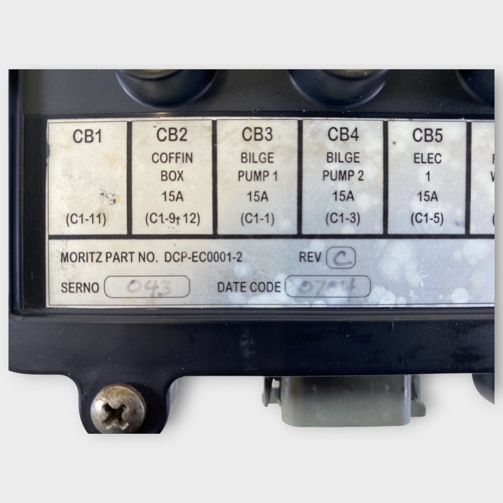 Moritz DCP-EC0001-2 Switch Panel/Digital Control Processor Tested 90-Day Wnty