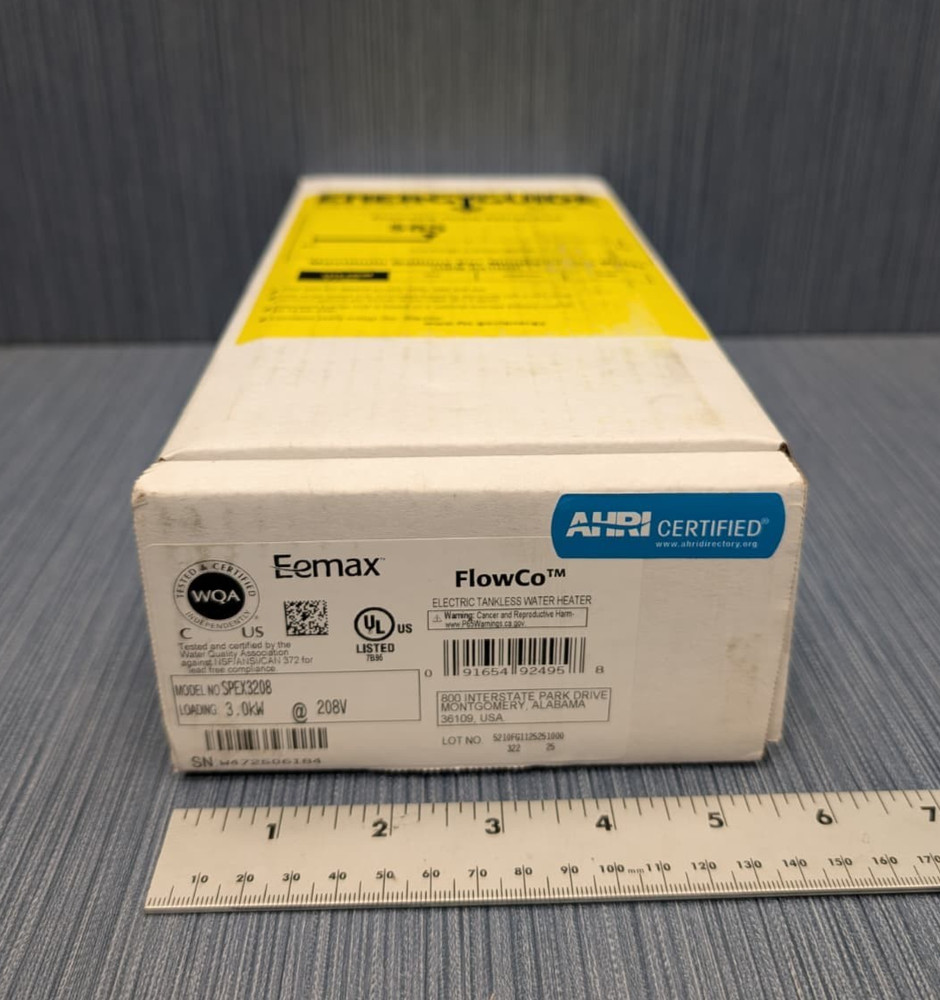 Eemax SPEX3208 FlowCo 1.5 GPM - Electric Tankless Water Heater