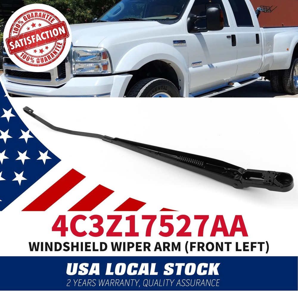 Driver Side Windshield Wiper Arm 4C3Z17527AA Compatible For Ford Excursion
