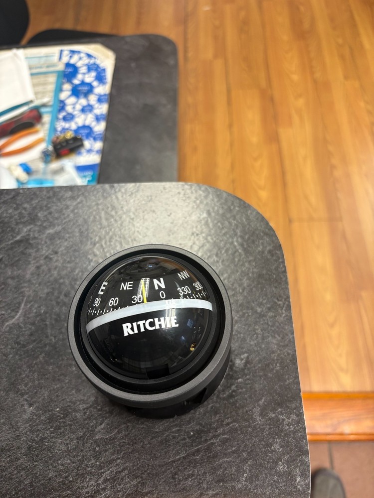 Ritchie Navigation Compass V-57.2 BLK 3" Clear Bulb