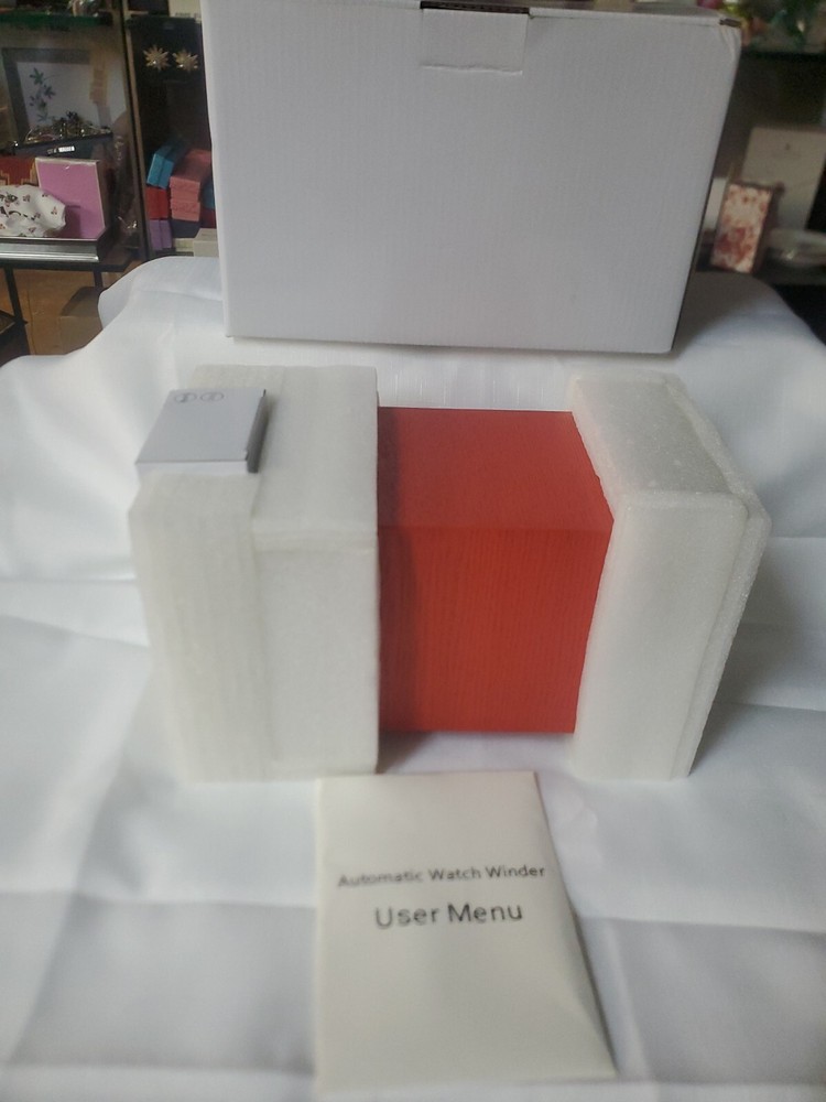 NATHAN DIRECT Lauren Single Watch Box with Watch Winder