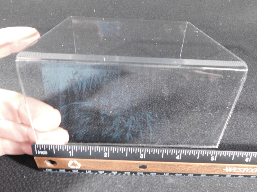 Display Stand Riser Type Short Clear Lucite Large Size