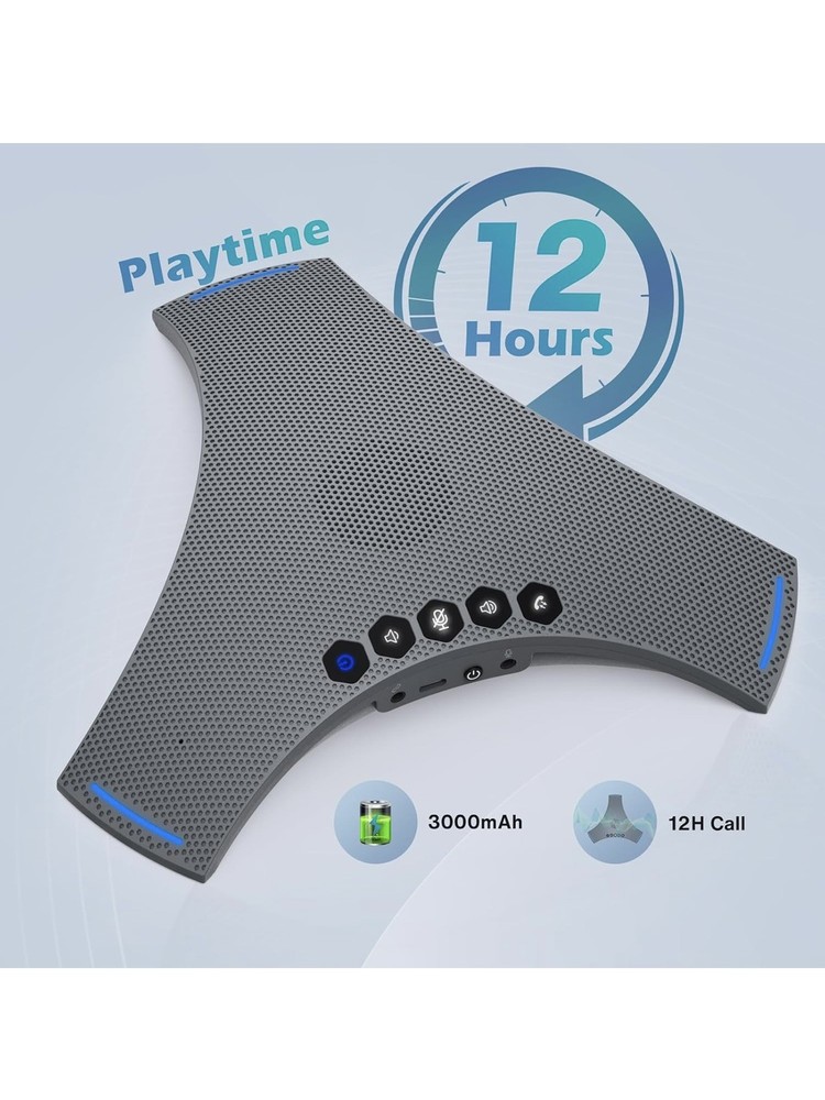 RayBit Conference Bluetooth Speakerphone, video conferencing compatible, multi