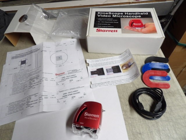 STARRETT  Kinescope-IR-Vlink Hand Held Video Microscope    New
