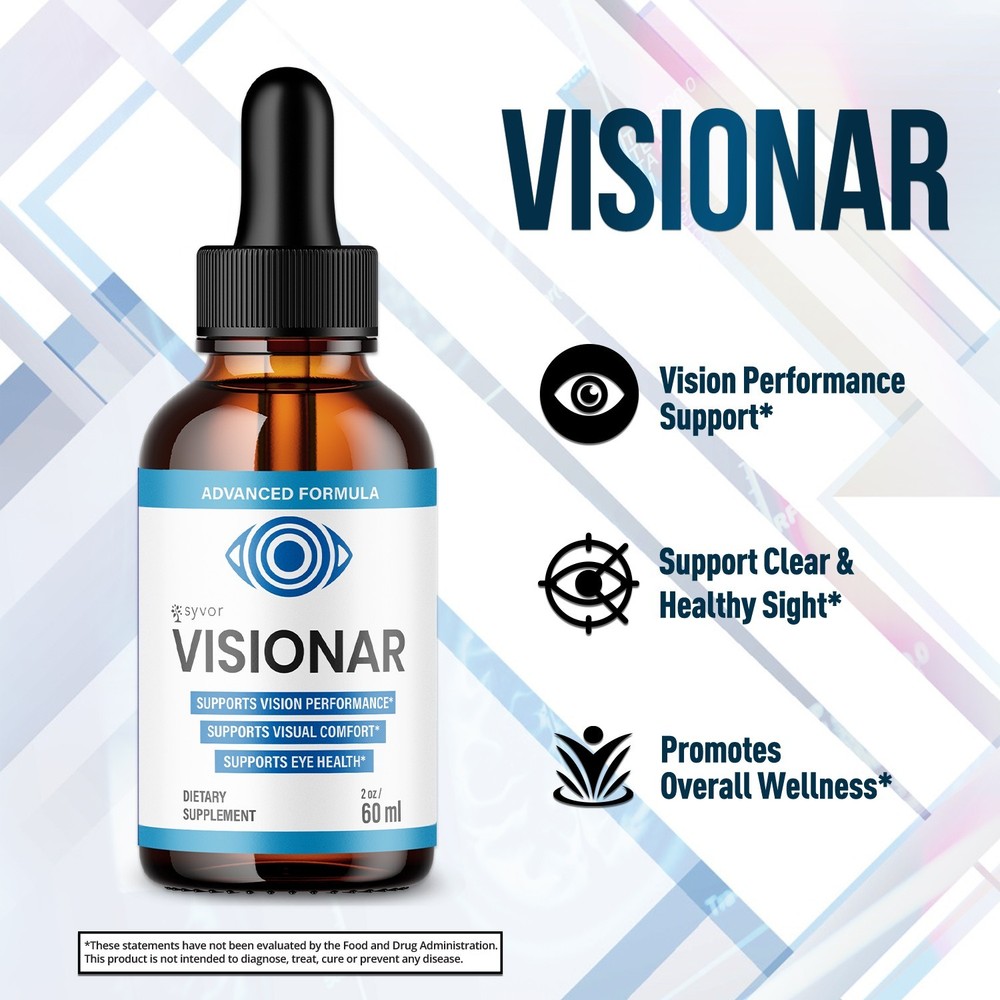 (1 Pack) Visionar Drops Enhance Vision, Support Healthy Eye Function 30 Servings