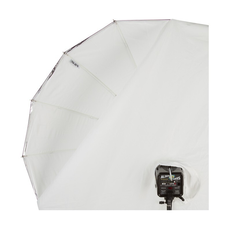 Paul C. Buff 51" White PLM Umbrella W/ Free Black OC & Front White Diffuser