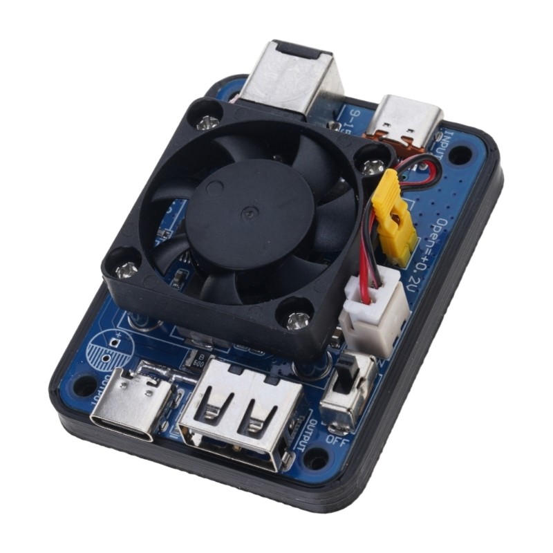 Stable 5V5A Power Supply Module with PD Input for RPI 5 Development Boards