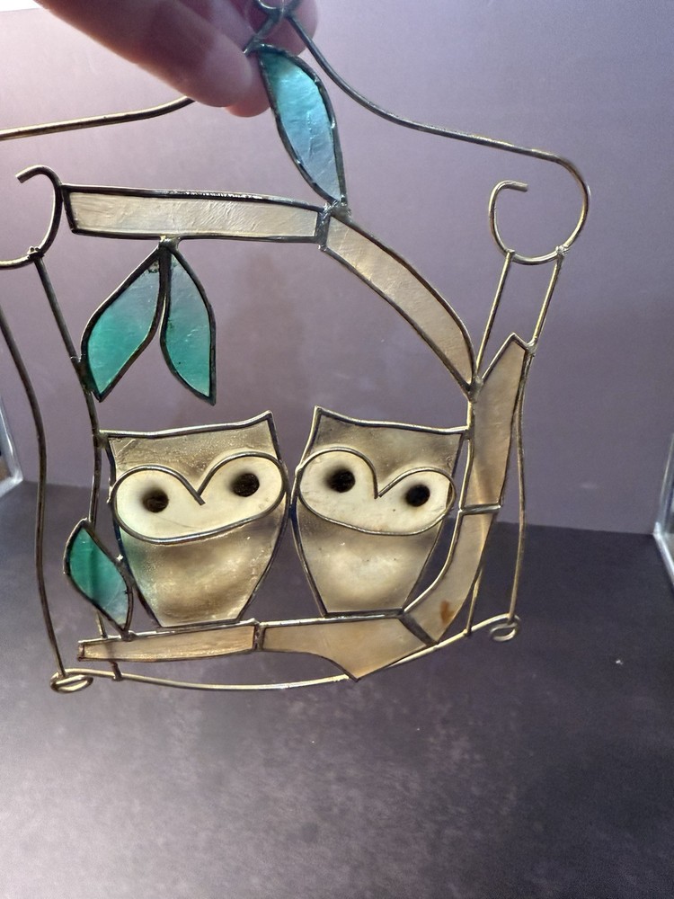 Vintage Owl Suncatcher