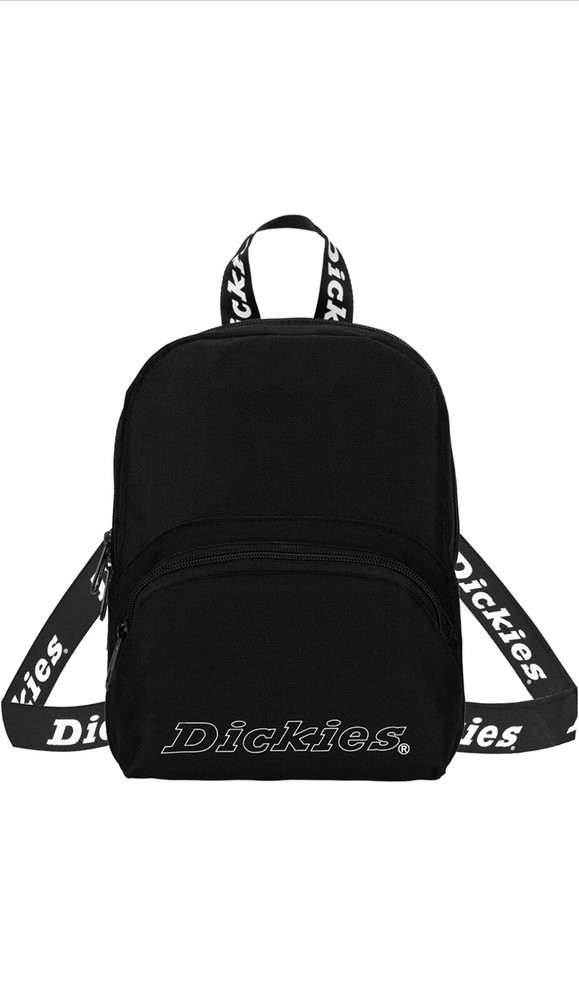 New Dickies Mini Backpack Black Durable Canvas Women’s NWT