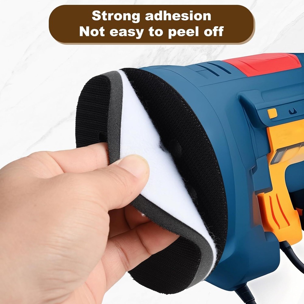 2Pcs 5 inch Hook Loop Soft Foam Interface Sanding Disc Sander Buffer Backing Pad