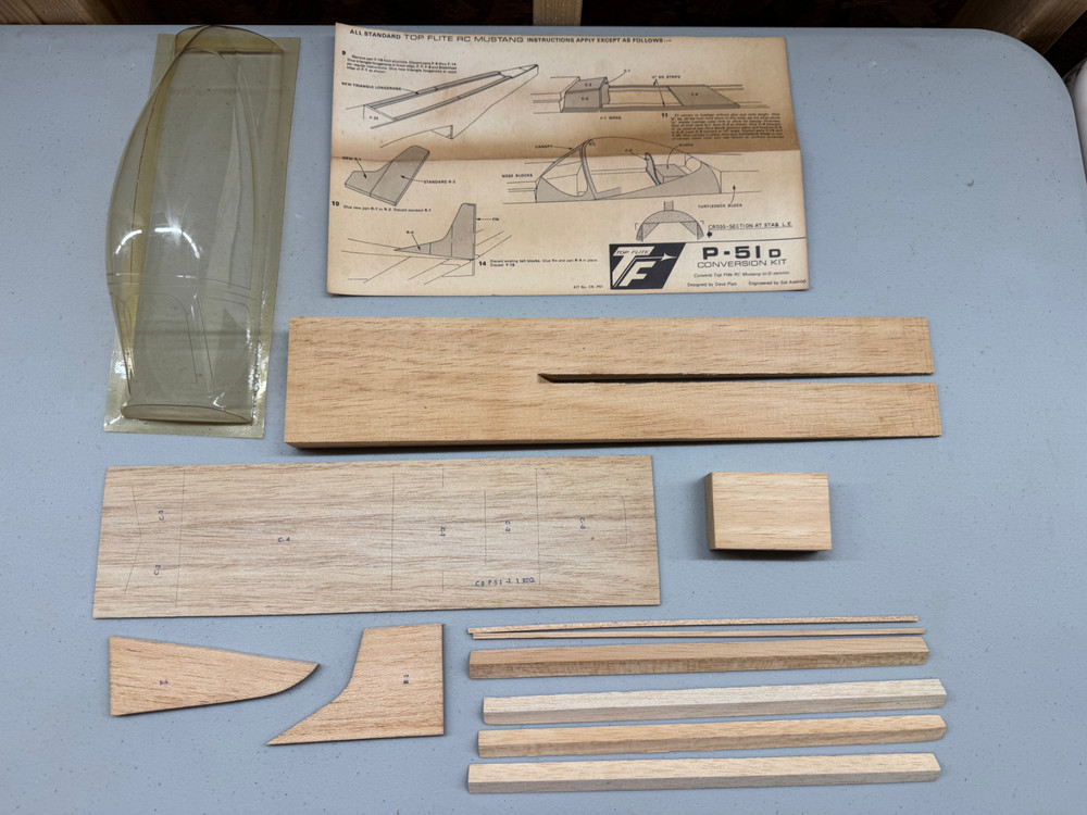 Top Flite P-51D Mustang Conversion Kit CR.-P51