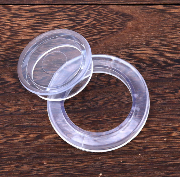 2 Sets 2 Inch Silicone Patio Table Umbrella Hole Ring and Cap for Patio Deck