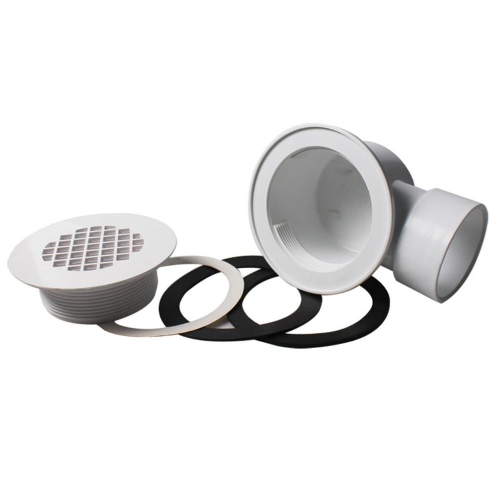 1.5 Inch Side-Outlet Drain Strainer for Low Profile Shower Base Efficient Draina