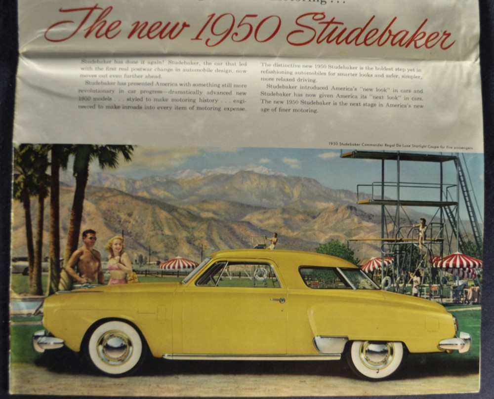 1950 Studebaker Brochure Commander Champion Land Cruiser Original 50