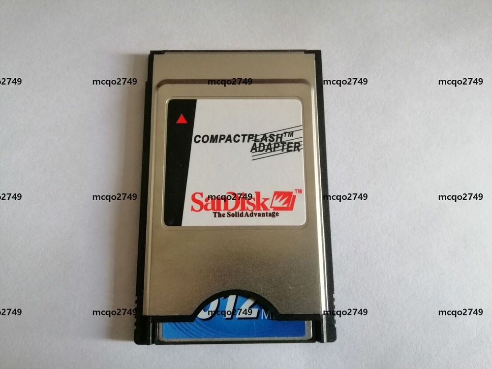 CompactFlash transcend 512MB CF with Compact Flash Card adapter PC PCMCIA Card