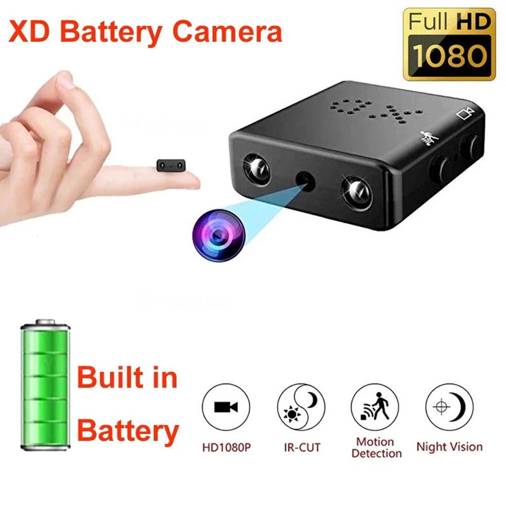 HD Mini Camera Motion Detection Night Vision Recording Home Security Cam
