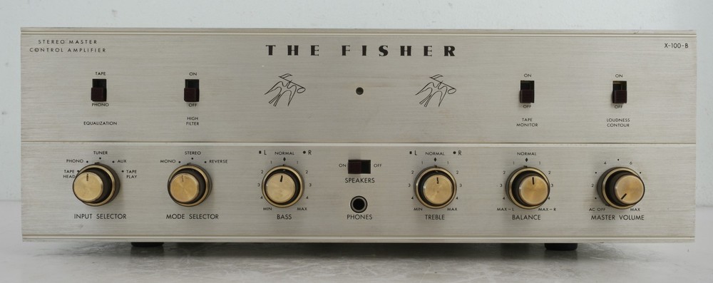 Fisher X-100-B Stereo Master Control Amplifier ( B )