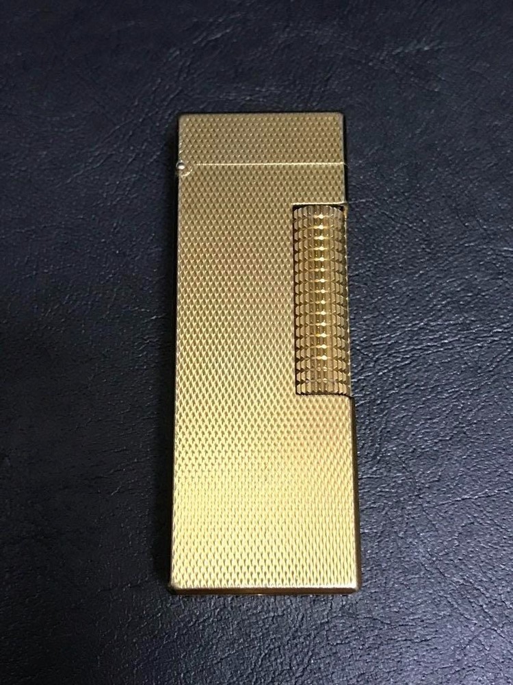 Overhauled Dunhill Rollagas lighter Gold without box