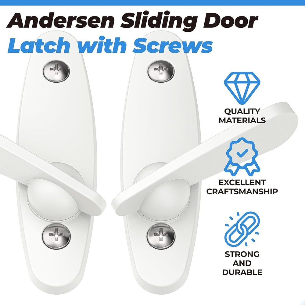 2573609 Replacement Andersen Gliding Door Thumb Latch Compatible with White
