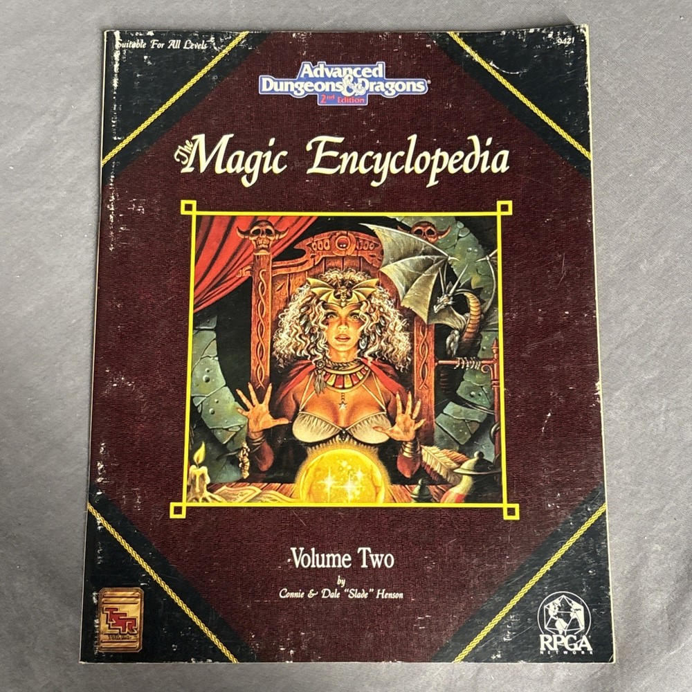 Advanced Dungeons & Dragons 2nd Edition: The Magic Encyclopedia Vol 2 TSR 9421