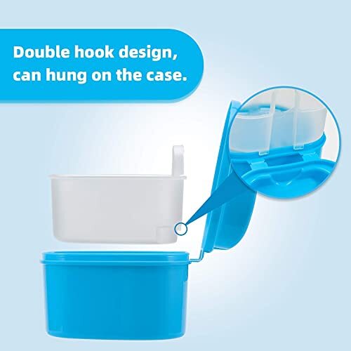 Denture Retainer Container Case Cleaning Denture Bath Box False Teeth Storage