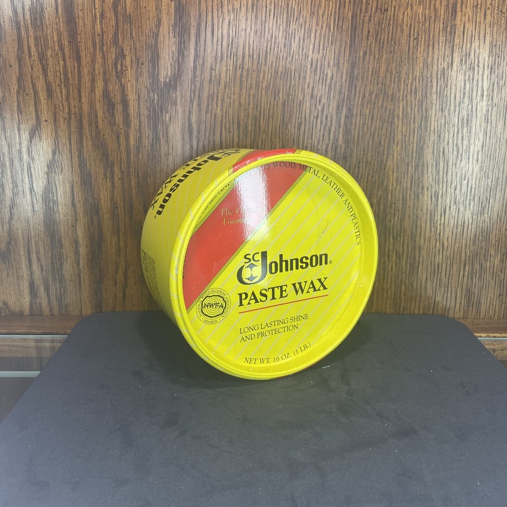 SC Johnson Paste Wax 16oz 1988 Original Formula 90% Full