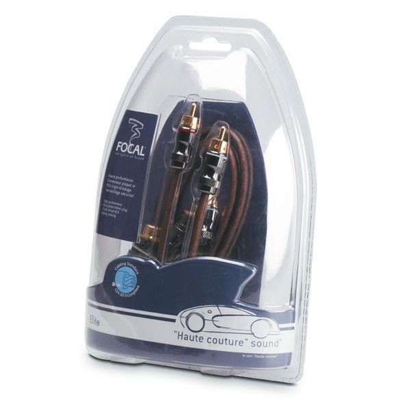 Focal ER5 Elite Stereo RCA Cable 5m High Performance Triple Shielded RCA