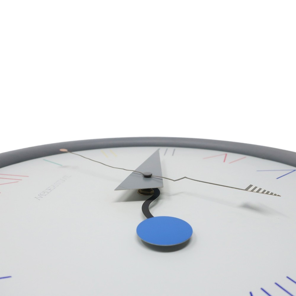 1980s Postmodern Canetti Wall Clock