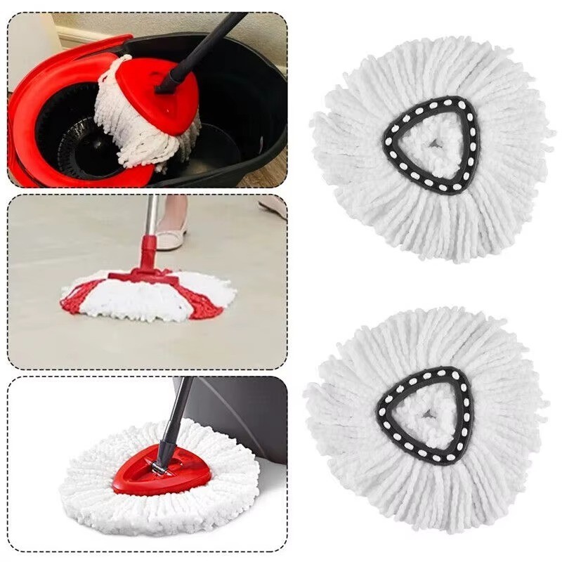 1Pc Spin Only Mop Replacement Head Microfiber Refill for Mop* No Handle/Bucket