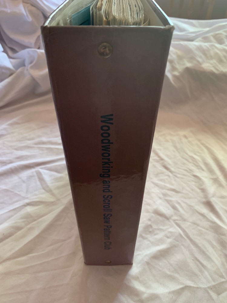 49 Sets Woodworking & Scroll Saw Binder Pattern Club Lot Multiple Per Page