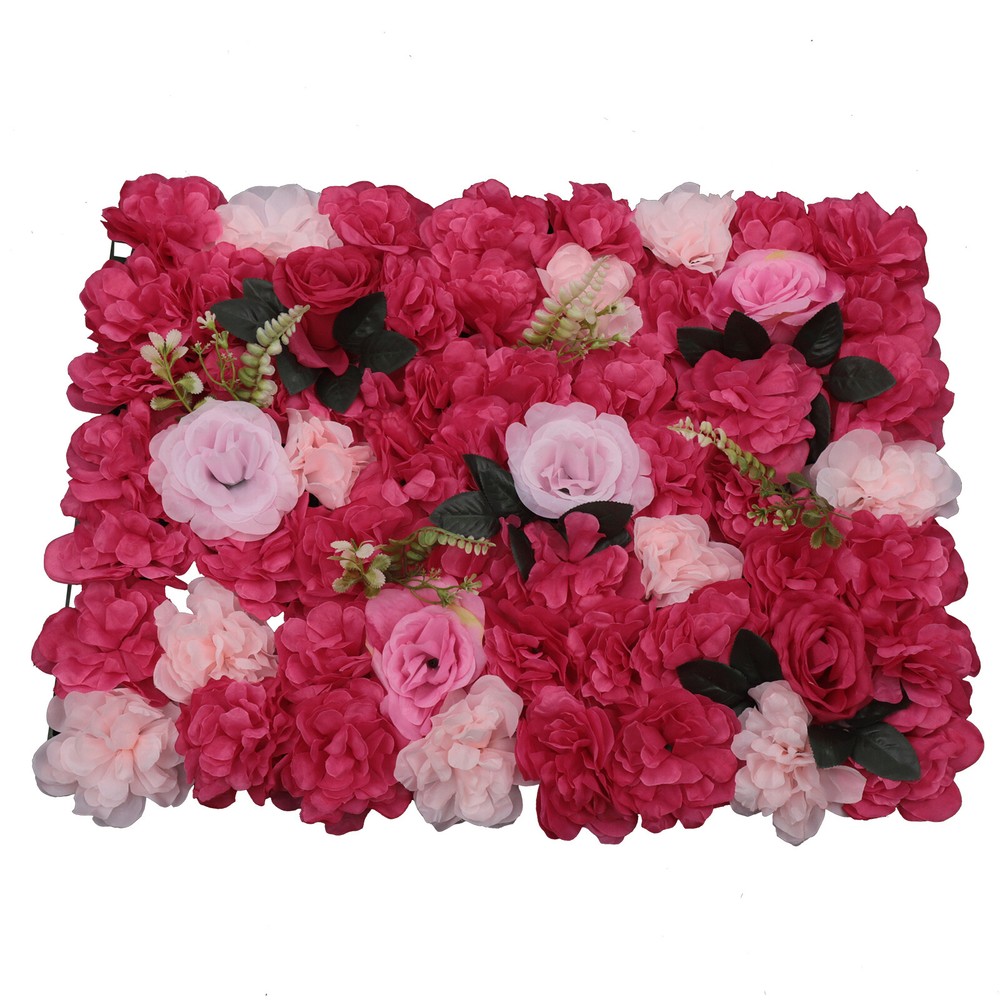 12PCS Artificial Flower Wall Panels Wall Floral Wedding Venue Backdrop Decor