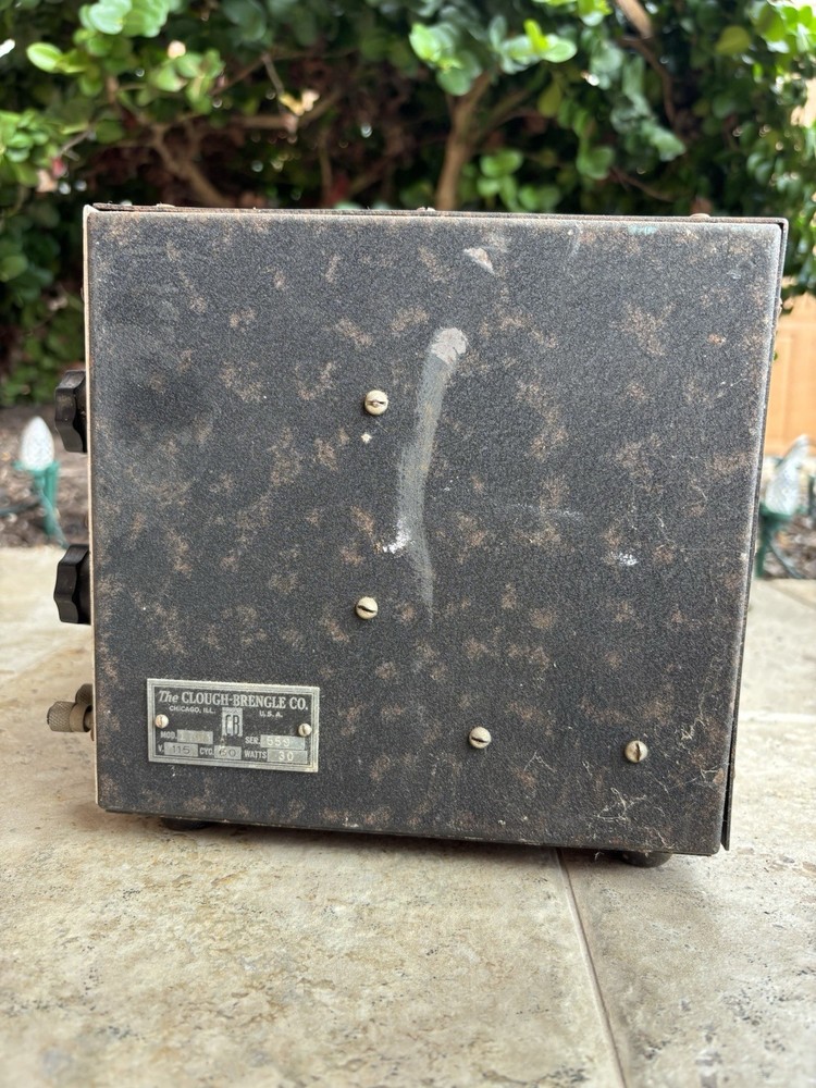 ⭐️Vtg WWII Utilized Clough Bengle Model 1794⭐️Beat Frequency Audio Oscillator⭐️